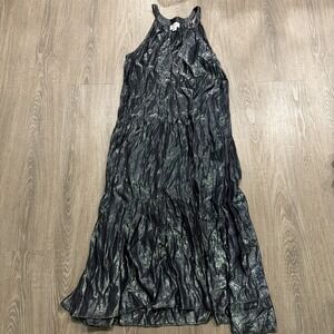 Anthropologie Velvet by Graham & Spencer Jorja Tiered Midi Dress Size XS